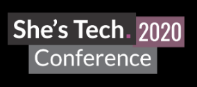 Logo do site do evento 'she's tech'